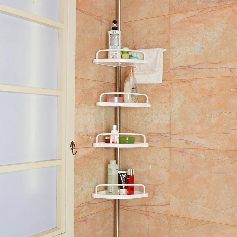 Shower Caddy Height-Adjustable Rust-Resistant Stainless Steel