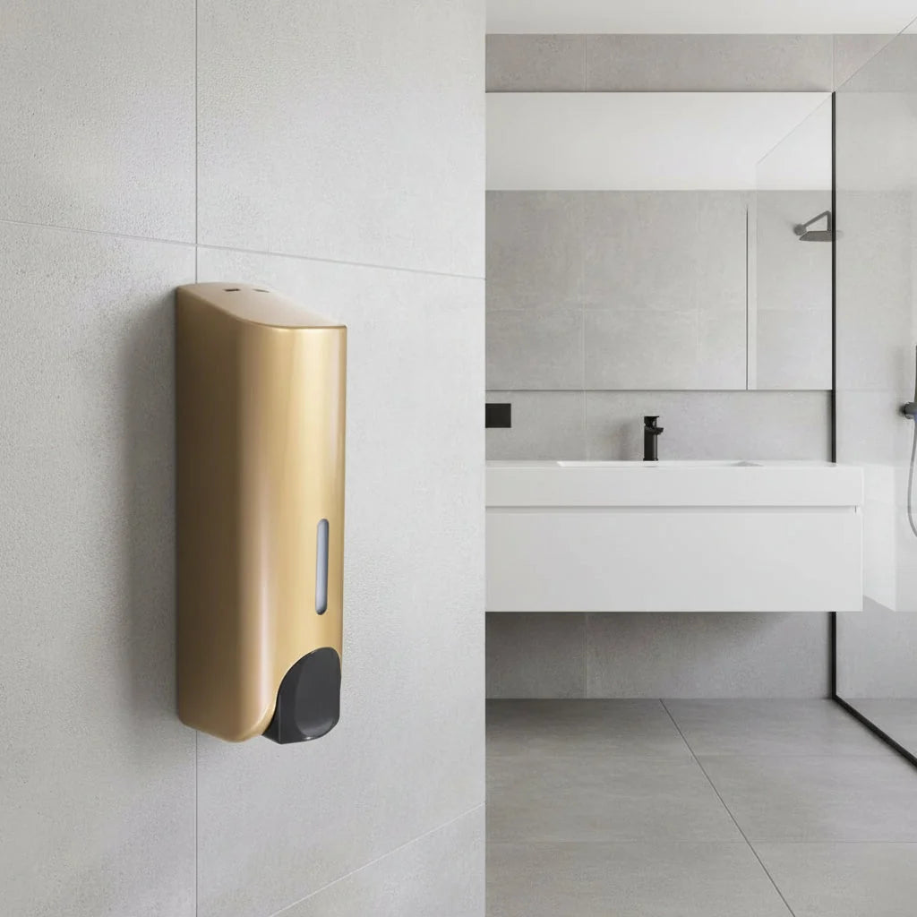 Shower Dispenser Wall-Mounted Drip-Free Pump 11.8 Fl Oz