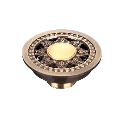 Shower Drain Brass Antique Finish 4 Inch