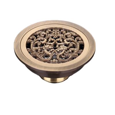 Shower Drain Brass Antique Finish 4 Inch