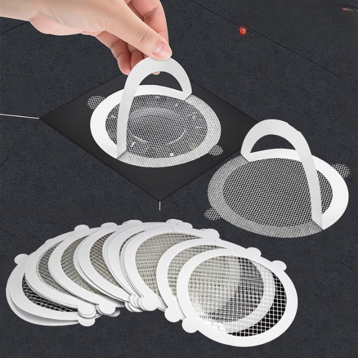 Shower Drain Hair Catcher Disposable Mesh Clog Protection