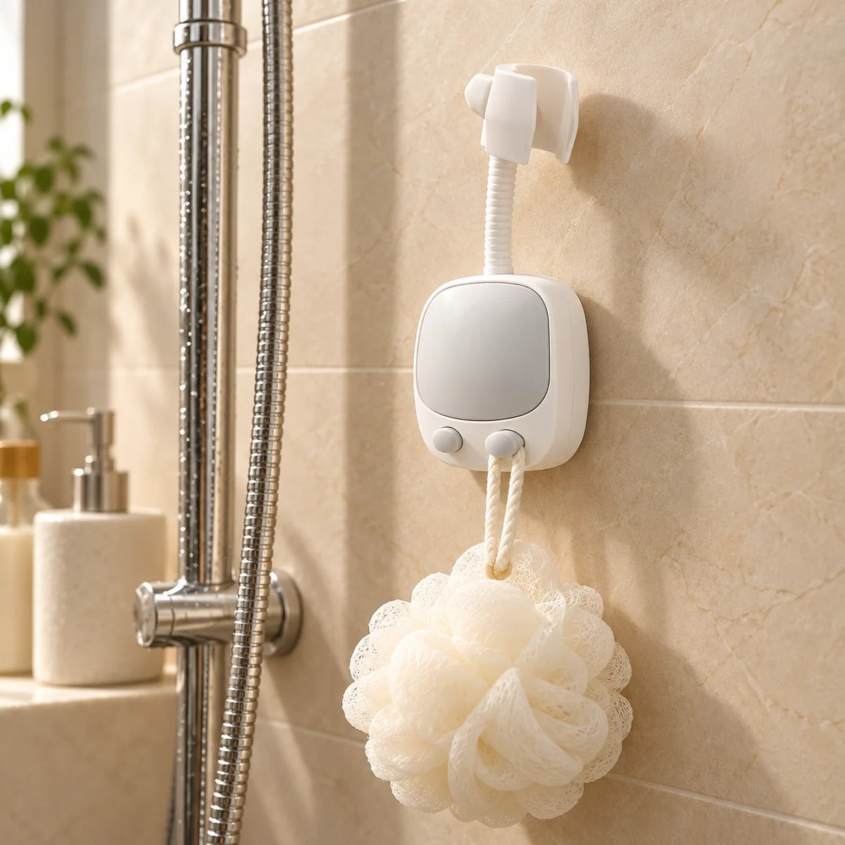 Shower Head Holder 360° Adjustable Drill-Free Adhesive Mount