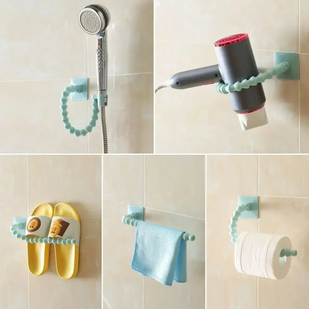 Shower Head Holder Stretchable Adjustable Adhesive Wall Mount