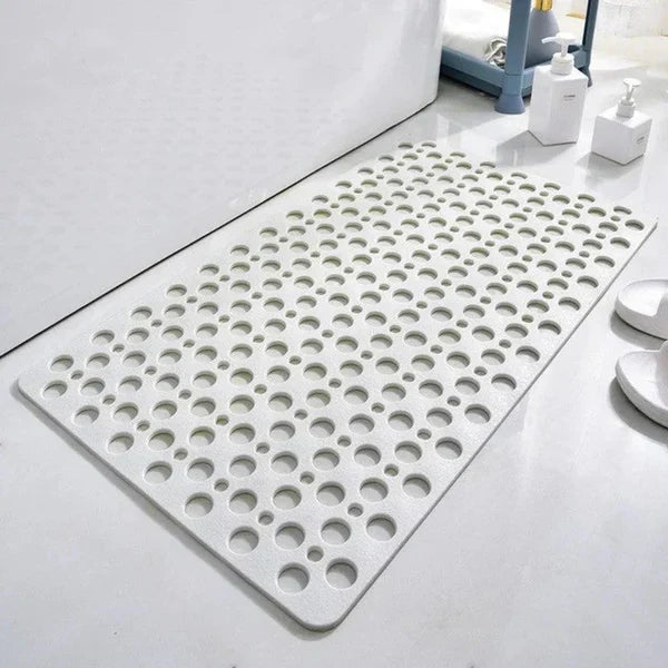 Shower Mat Non-Slip Suction Backing & Quick-Drain