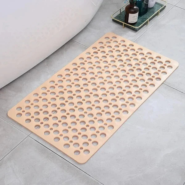 Shower Mat Non-Slip Suction Backing & Quick-Drain