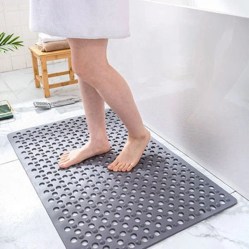 Shower Mat Non-Slip Textured Massage Nubs Rubber