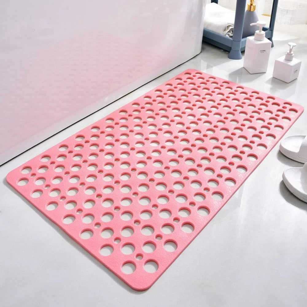 Shower Mat Raised Texture Antibacterial Grip Backing