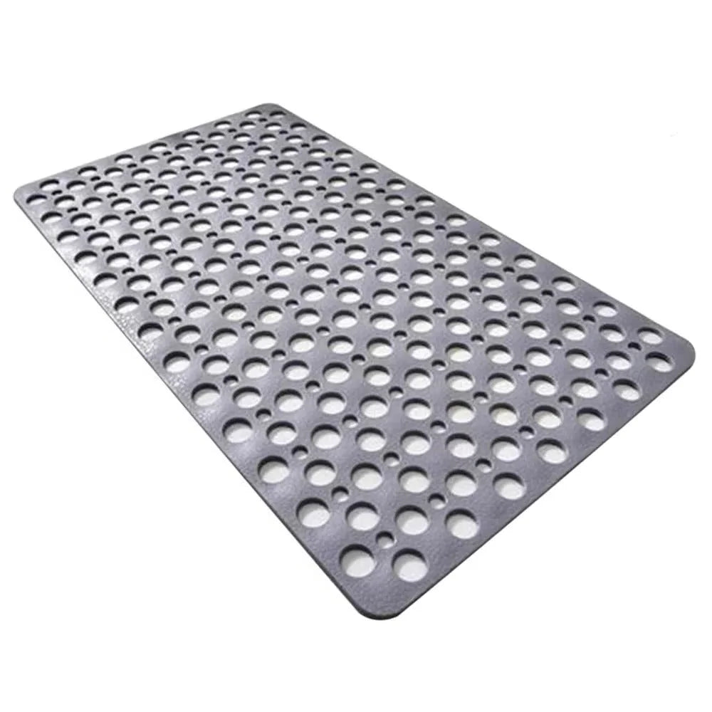 Shower Mat TPE Suction Cup Quick-Drain