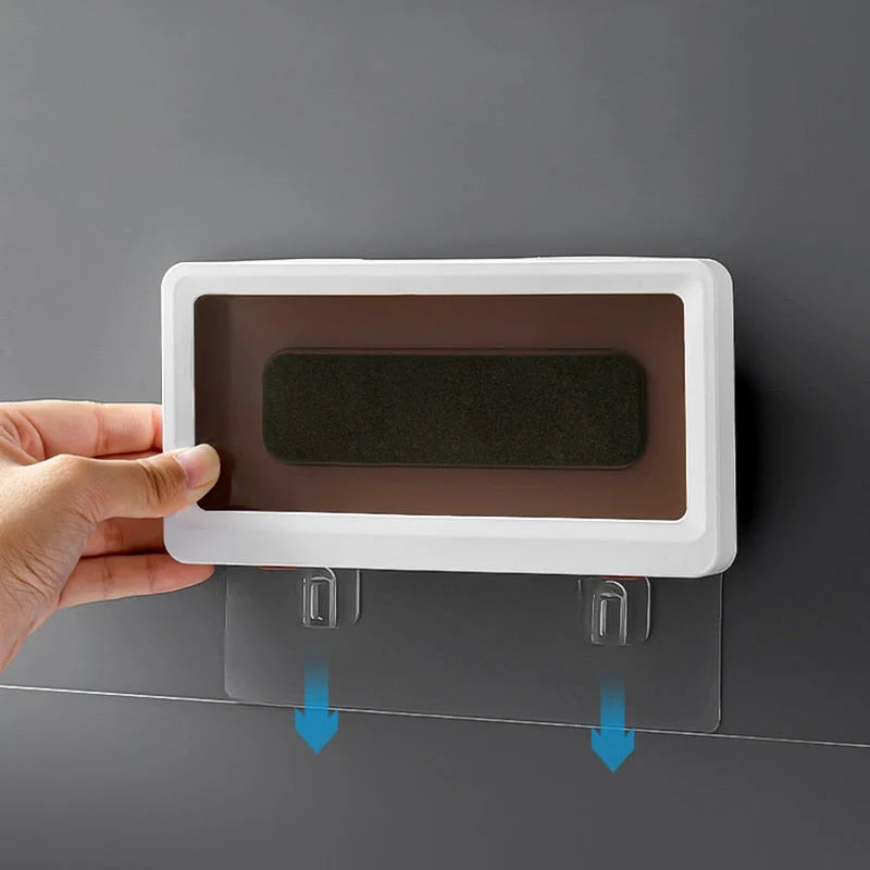 Shower Phone Holder Waterproof Touchscreen Anti-Fog No-Drill Mount