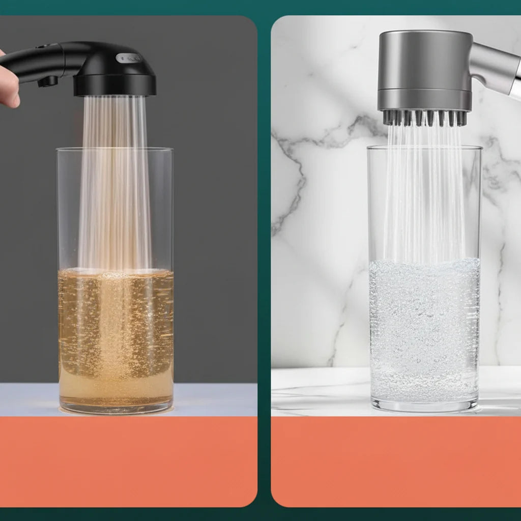 Showerhead High-Pressure Filtered Water Massage Function