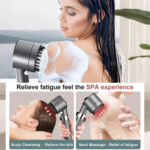 Showerhead High-Pressure Water-Efficient Universal Fit