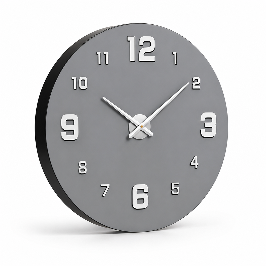 Silent Creative Wall Clock (Easy Mount)