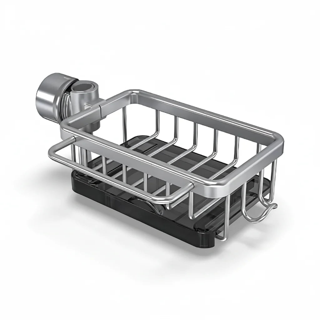 Sink Organizer Perforated Aluminum Fast-Draining Rust-Resistant