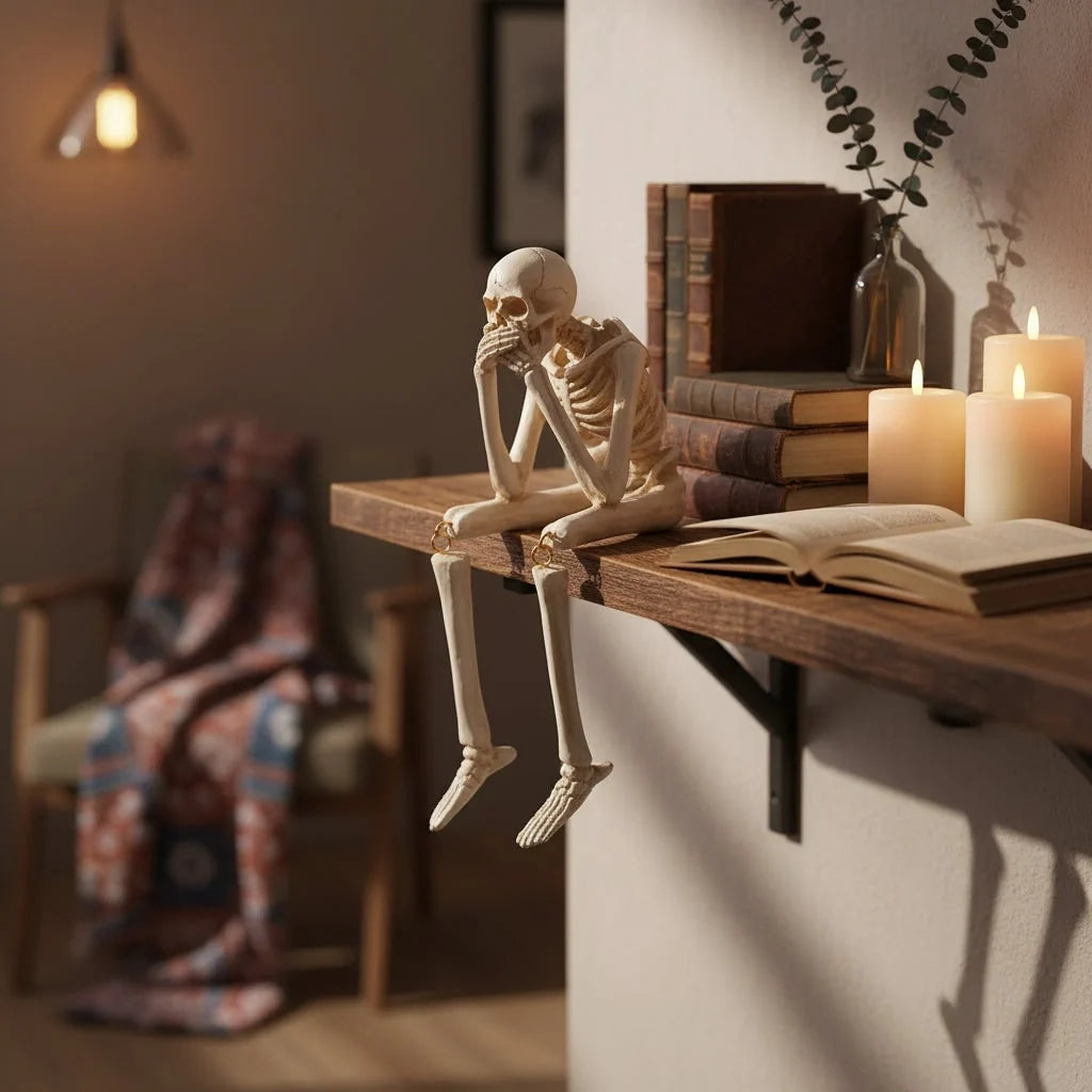 Skeleton Figurine Small Fixed Pose Matte Finish