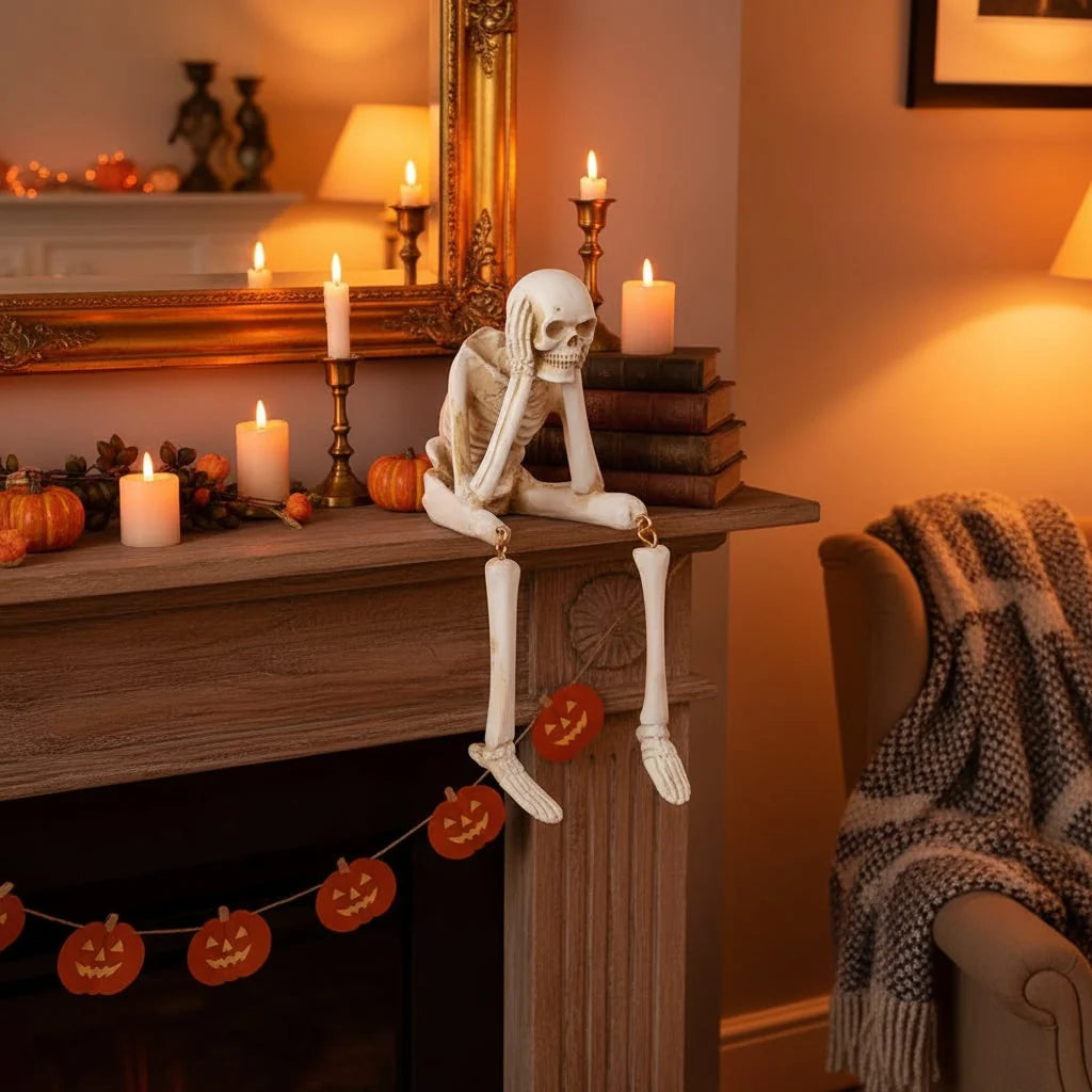 Skeleton Figurine Small Fixed Pose Matte Finish