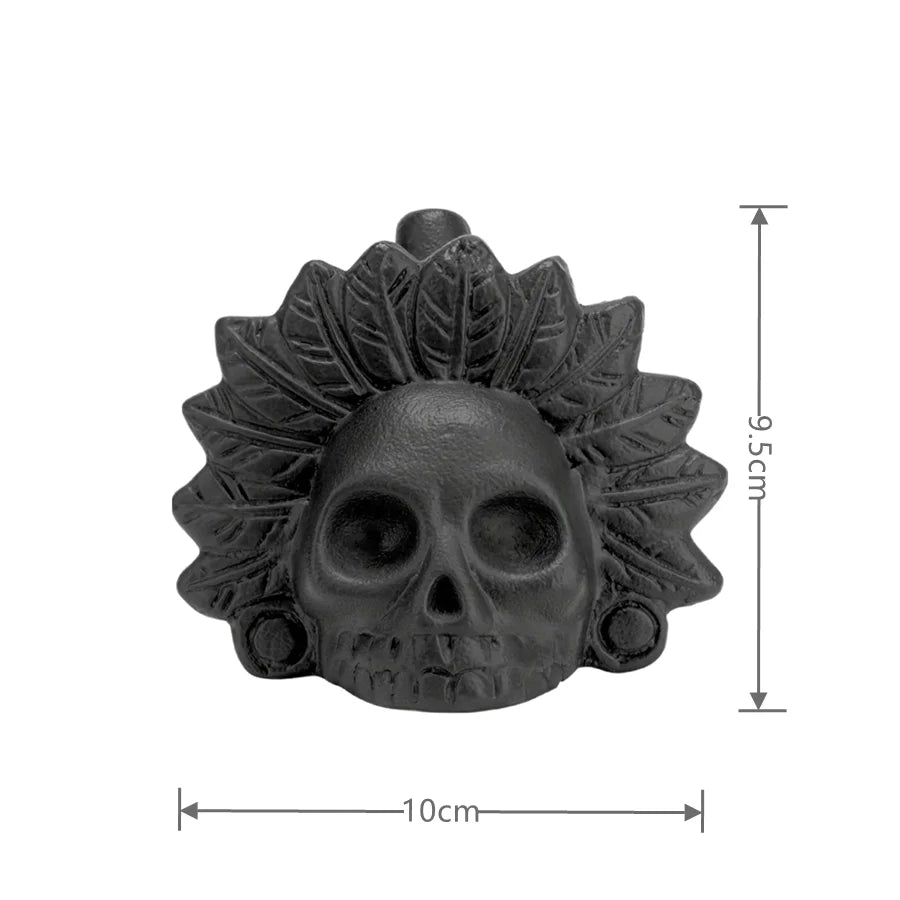 Skull Whistle Ceramic Dual-Chamber Loud Scream Sound