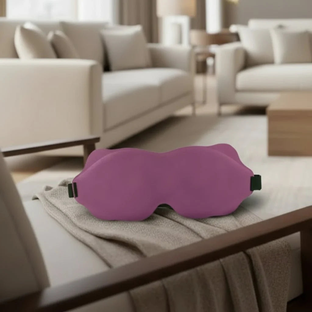 Sleep Mask 6D Contoured Memory Foam Light-Blocking