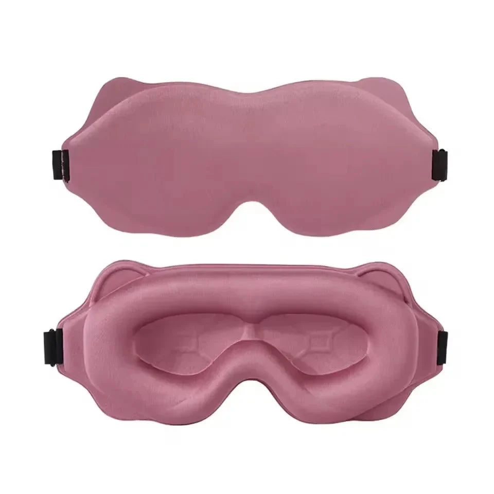 Sleep Mask 6D Contoured Memory Foam Light-Blocking