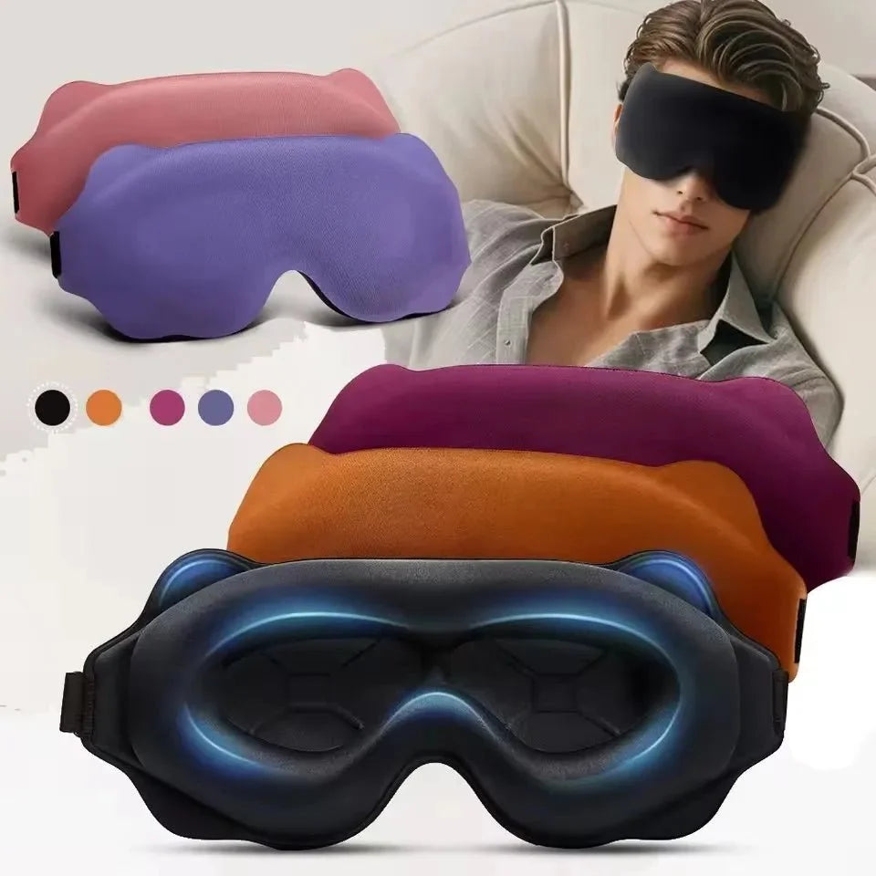 Sleep Mask 6D Contoured Memory Foam Light-Blocking