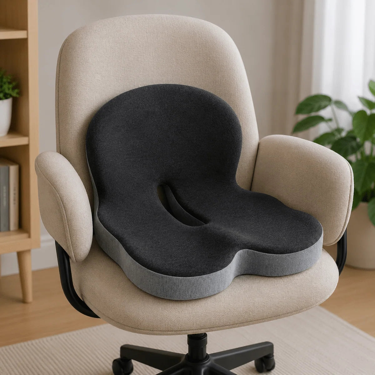 Sleep Pillow Contoured Memory Foam Soft Cover Back & Side Support