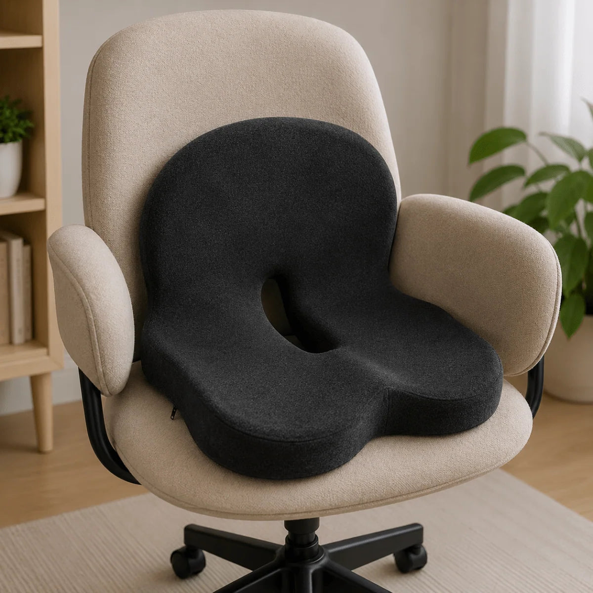 Sleep Pillow Contoured Memory Foam Soft Cover Back & Side Support