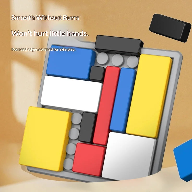 Sliding Block Puzzle Game 80 Challenges Logic Training