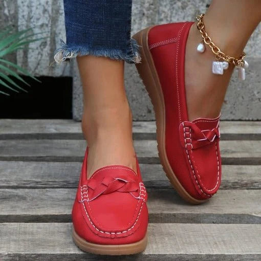 Slip-On Loafers Arch Support & Wide Toe Box