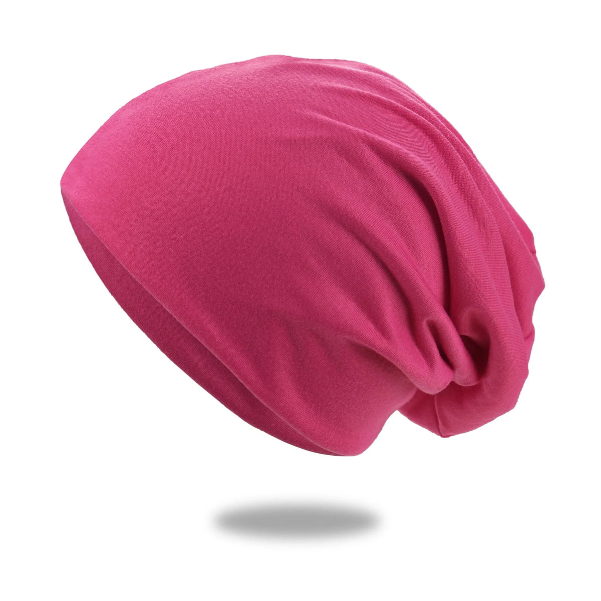 Slouch Beanie Stretch Cotton Blend Breathable Warmth