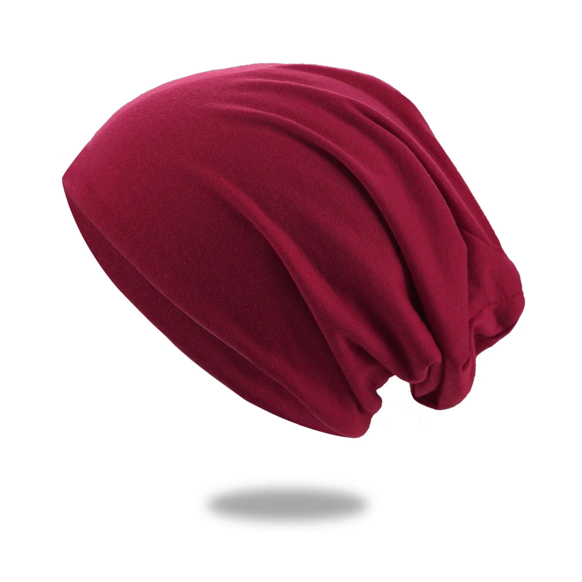 Slouch Beanie Stretch Cotton Blend Breathable Warmth