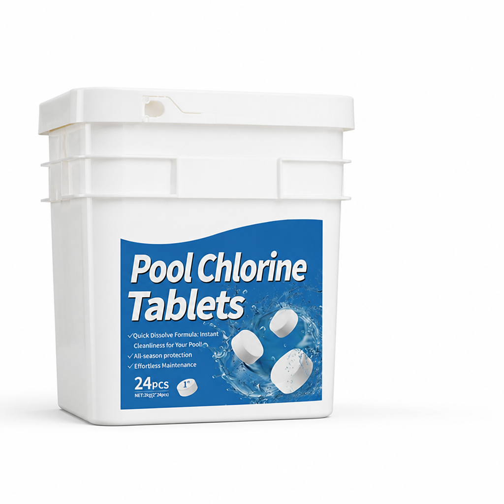 Slow-Dissolving 99% Active Pool Chlorine Tablets (Individually Wrapped)