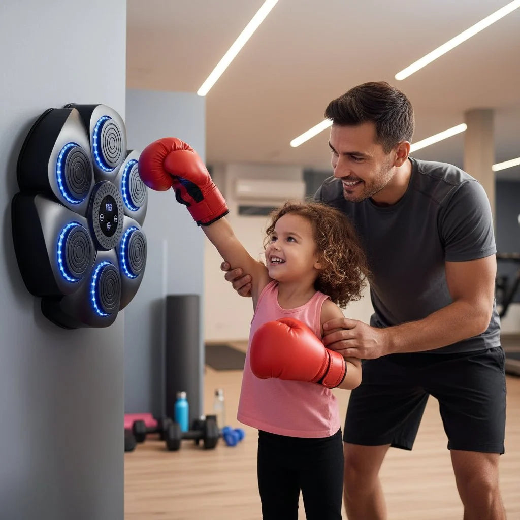 Smart Boxing Machine Bluetooth RGB Lighting