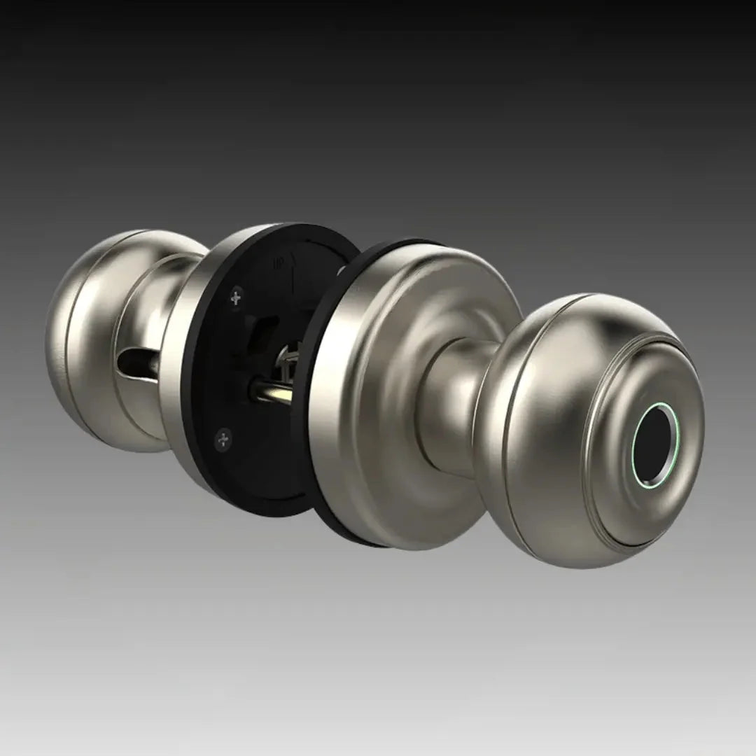 Smart Door Lock Fingerprint App Control Backup Keys