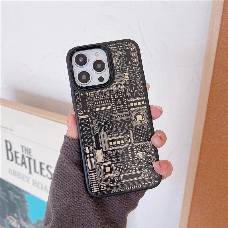 Smartphone Case Hard Acrylic Urban Artwork Matte Anti-Glare