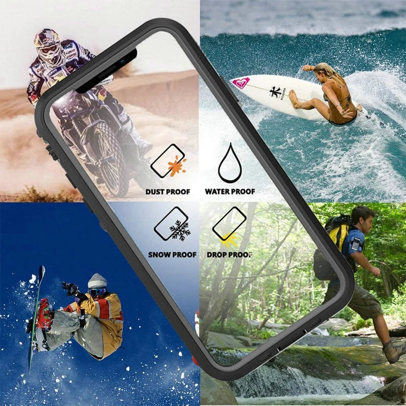 Smartphone Case IP68 Waterproof Shockproof Protection