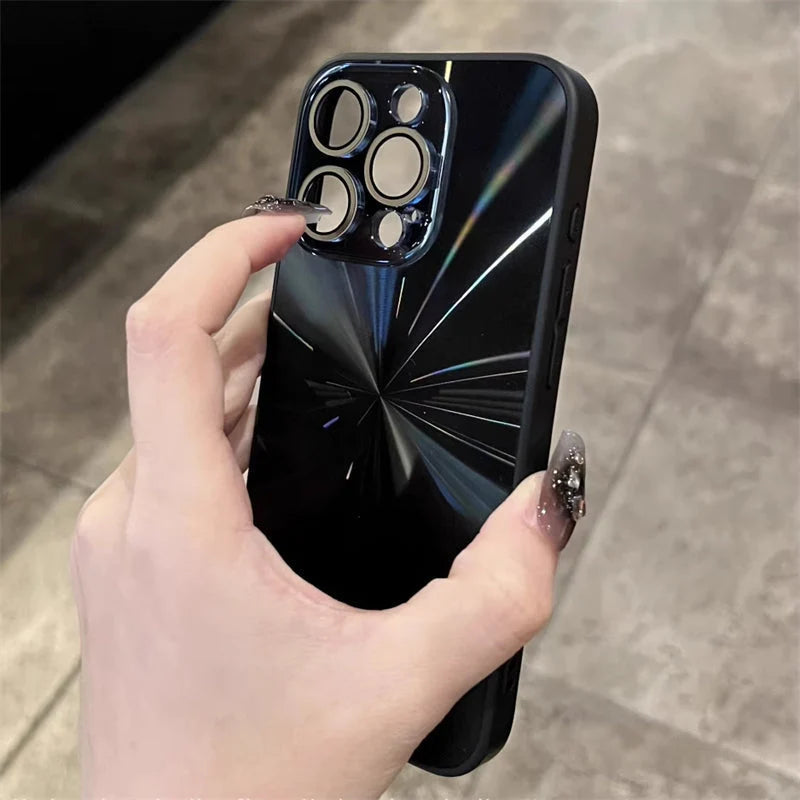 Smartphone Case Reflective Aurora Slim Full Coverage