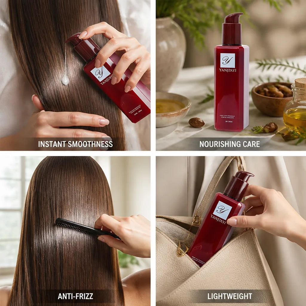 Smoothing Hair Cream Anti-Frizz Lightweight Argan & Jojoba