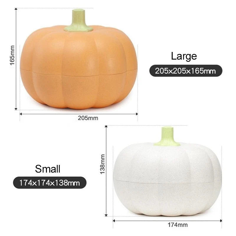 Snack Storage Box Double-Layer Snack & Peel Compartments
