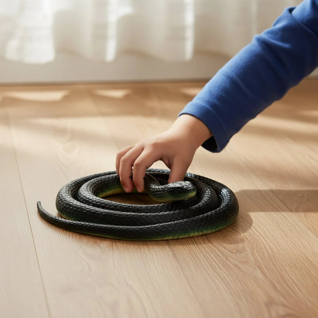 Snake Display Coiled Pose Matte Finish