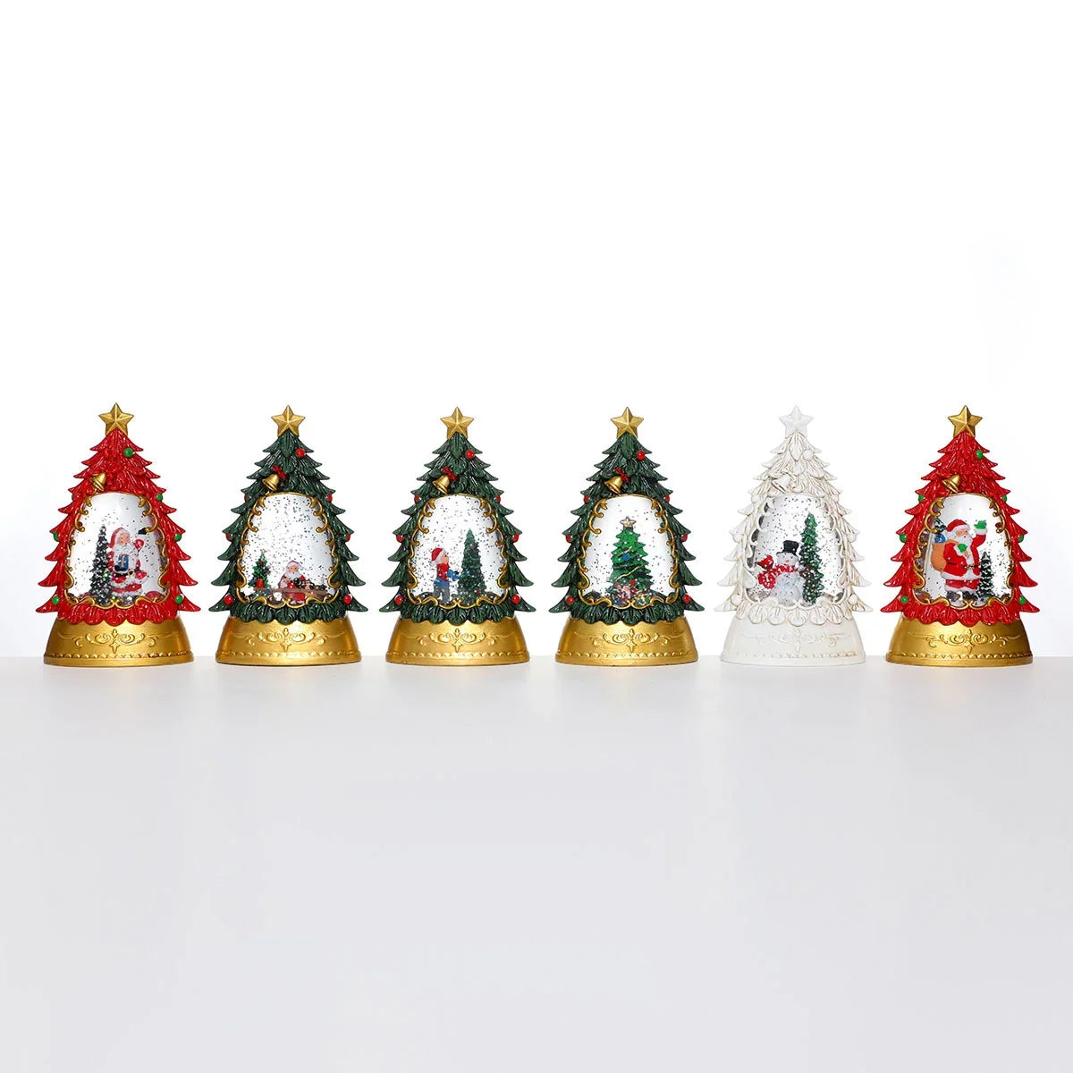 Snow Globe Battery-Free LED Illuminated Tabletop