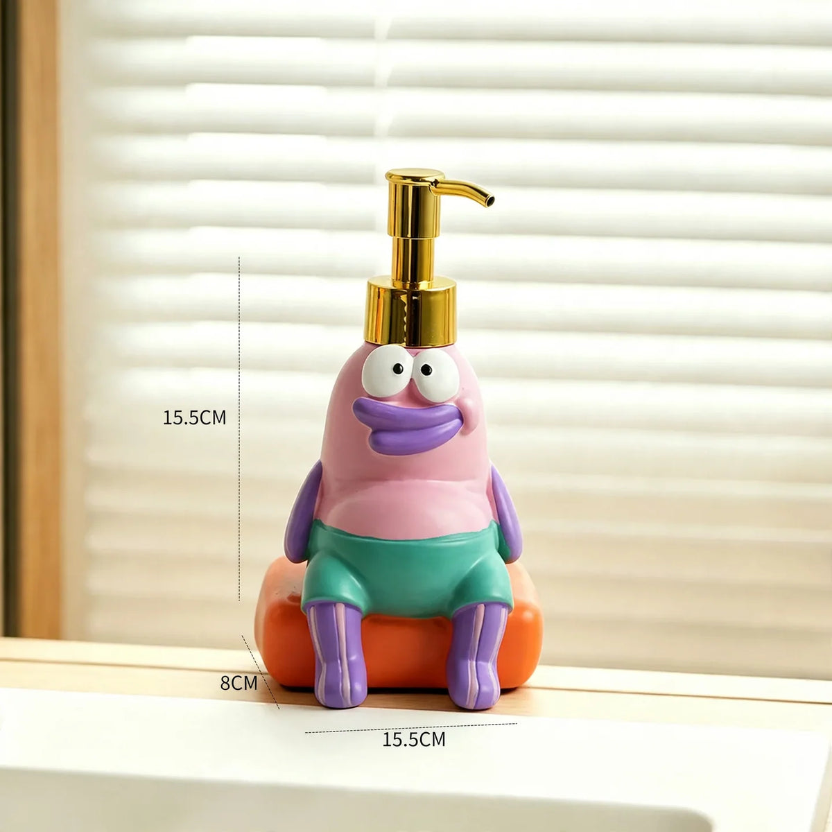 Soap Dispenser Fish-Shaped Refillable 10.1 fl oz