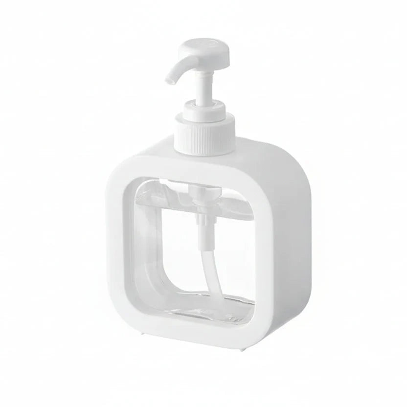Soap Dispenser Minimalist Design Wide Refill Opening Even Pump Dispensing