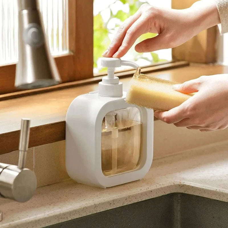 Soap Dispenser Minimalist Design Wide Refill Opening Even Pump Dispensing