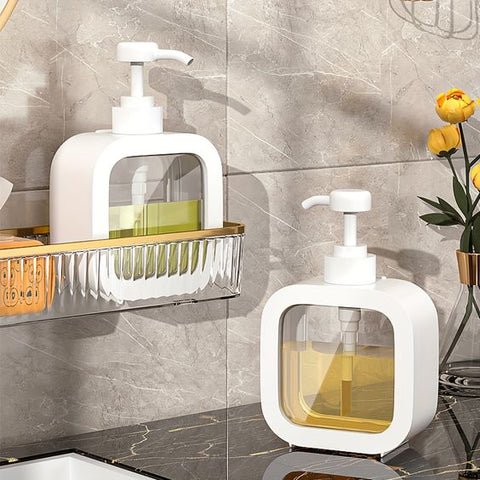 Soap Dispenser Minimalist Design Wide Refill Opening Even Pump Dispensing
