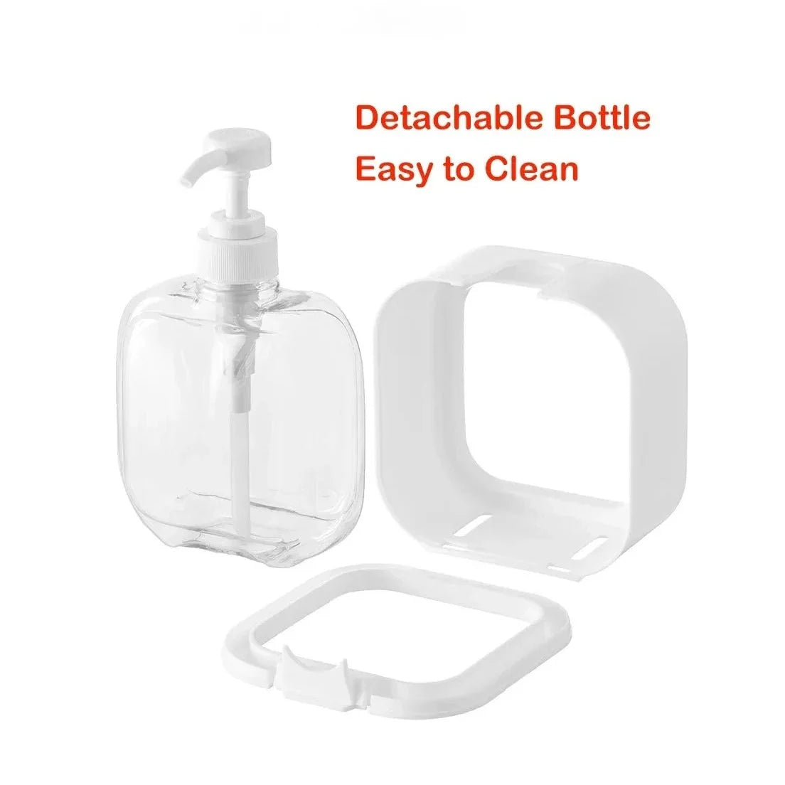 Soap Dispenser Minimalist Design Wide Refill Opening Even Pump Dispensing