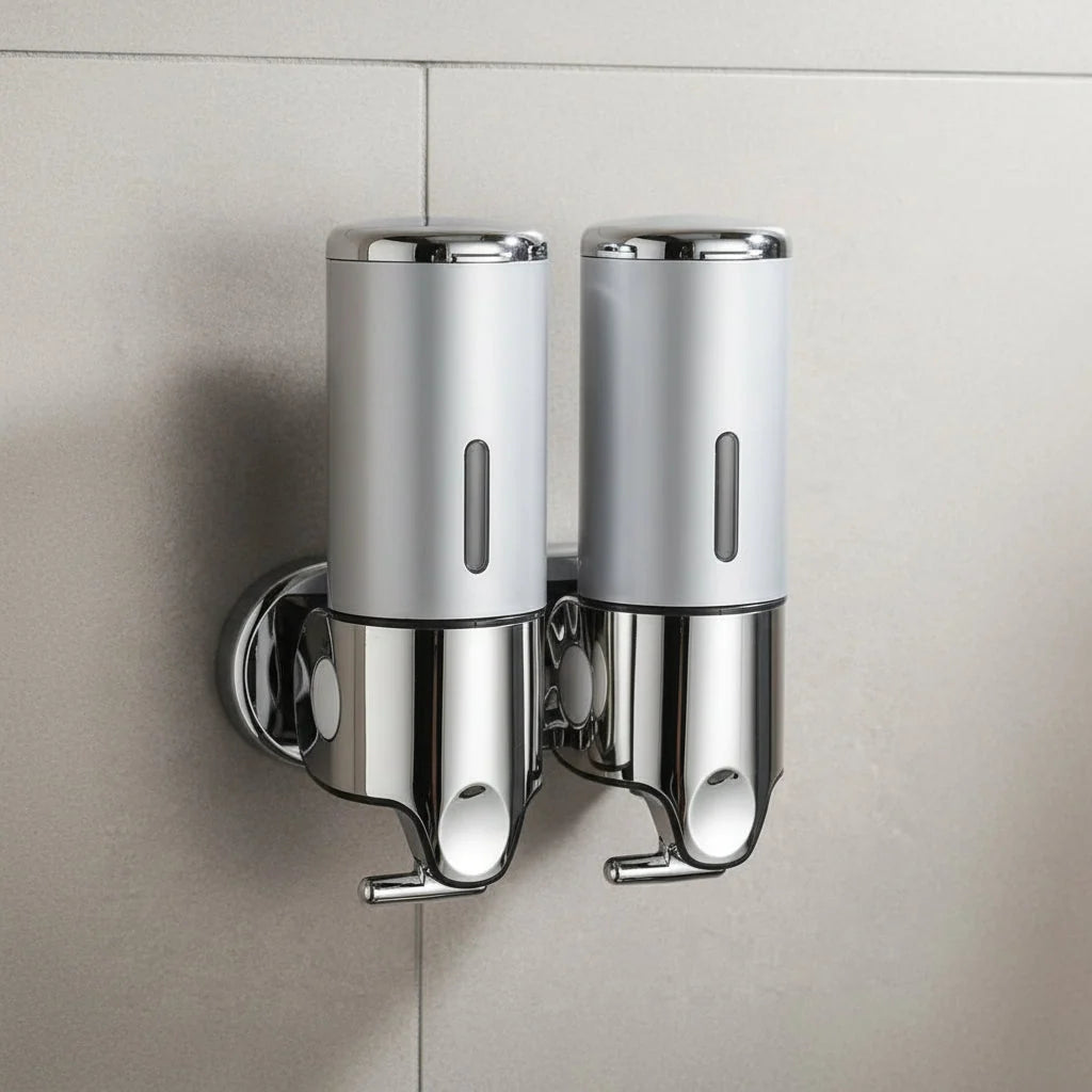 Soap Dispenser Wall-Mounted Stainless Steel 16.9 Oz