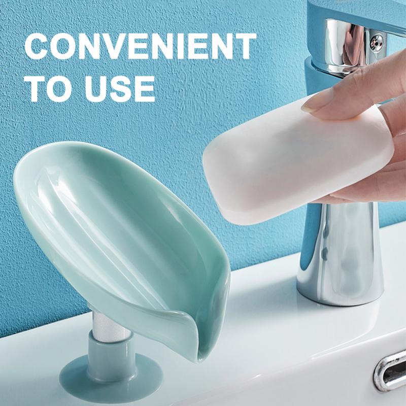 Soap Holder Self-Adhesive Drainage Design Holds 4 Bars