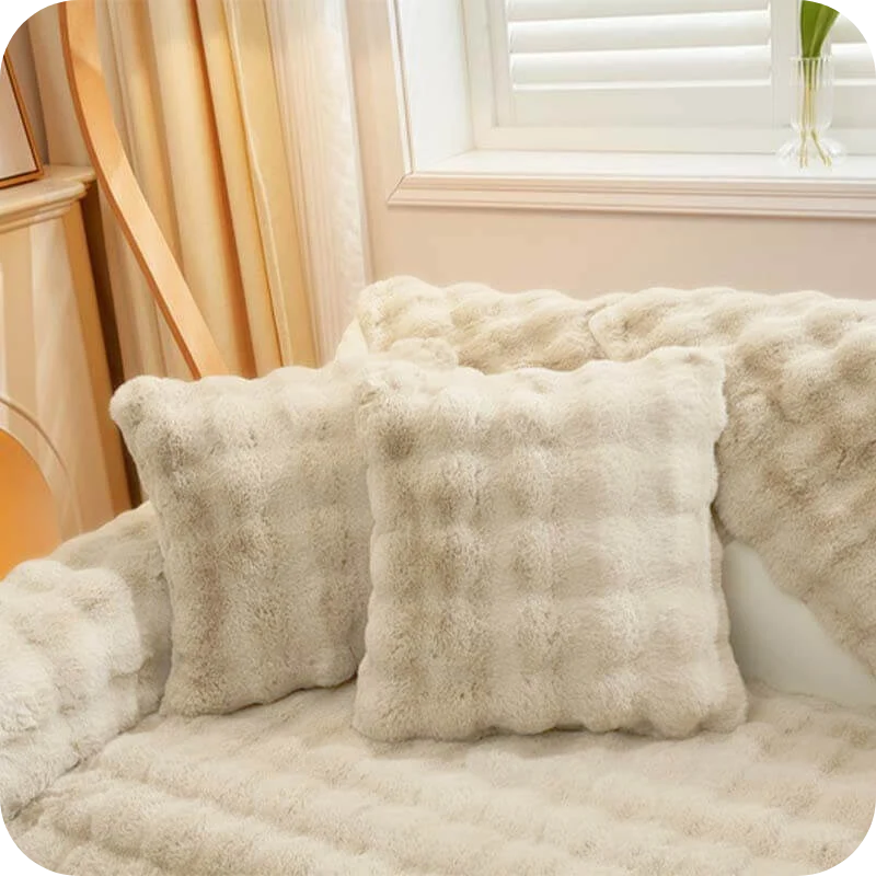 Sofa & Armchair Cover Plush Non-Slip Scratch-Resistant
