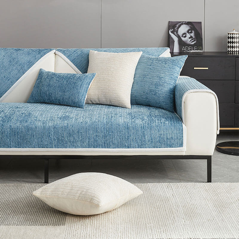 Sofa Cover Chenille Jacquard Non-Slip Scratch-Resistant