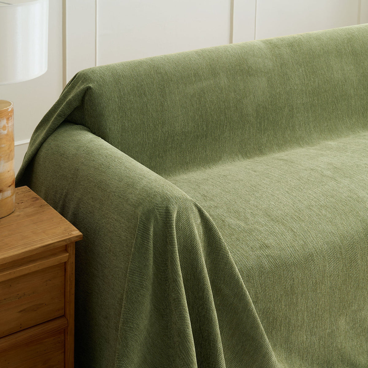 Sofa Cover Herringbone Water-Repellent Machine-Washable