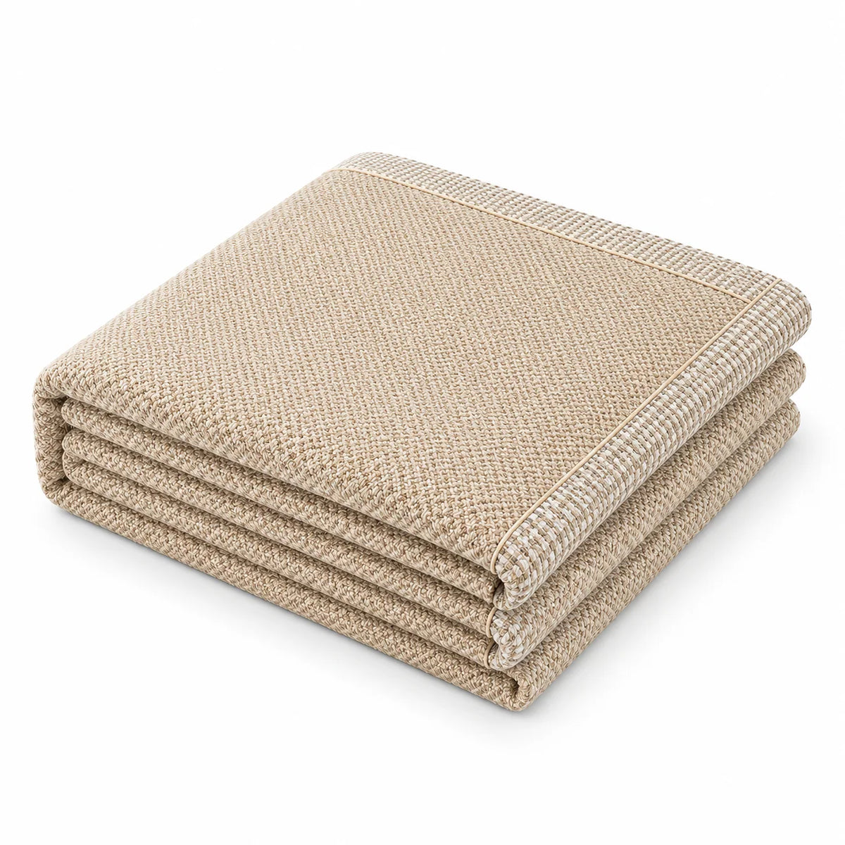 Sofa Cover Modular Quilted Cotton-Linen Non-Slip Backing
